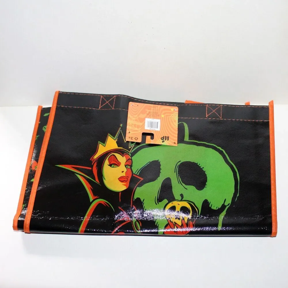 Disney Tote Bag Queen Of Halloween black orange Wicked Evil Queen NEW